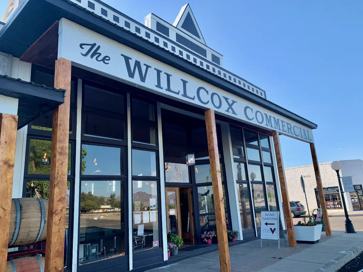 Wine Tasting at Willcox Commercial: A Historic Experience