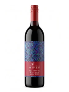 Full Throttle Petite Sirah bottle — Soaring Wines, Willcox Arizona